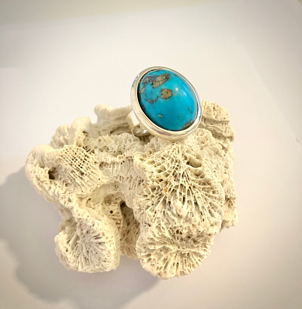 Turquoise & Silver Ring