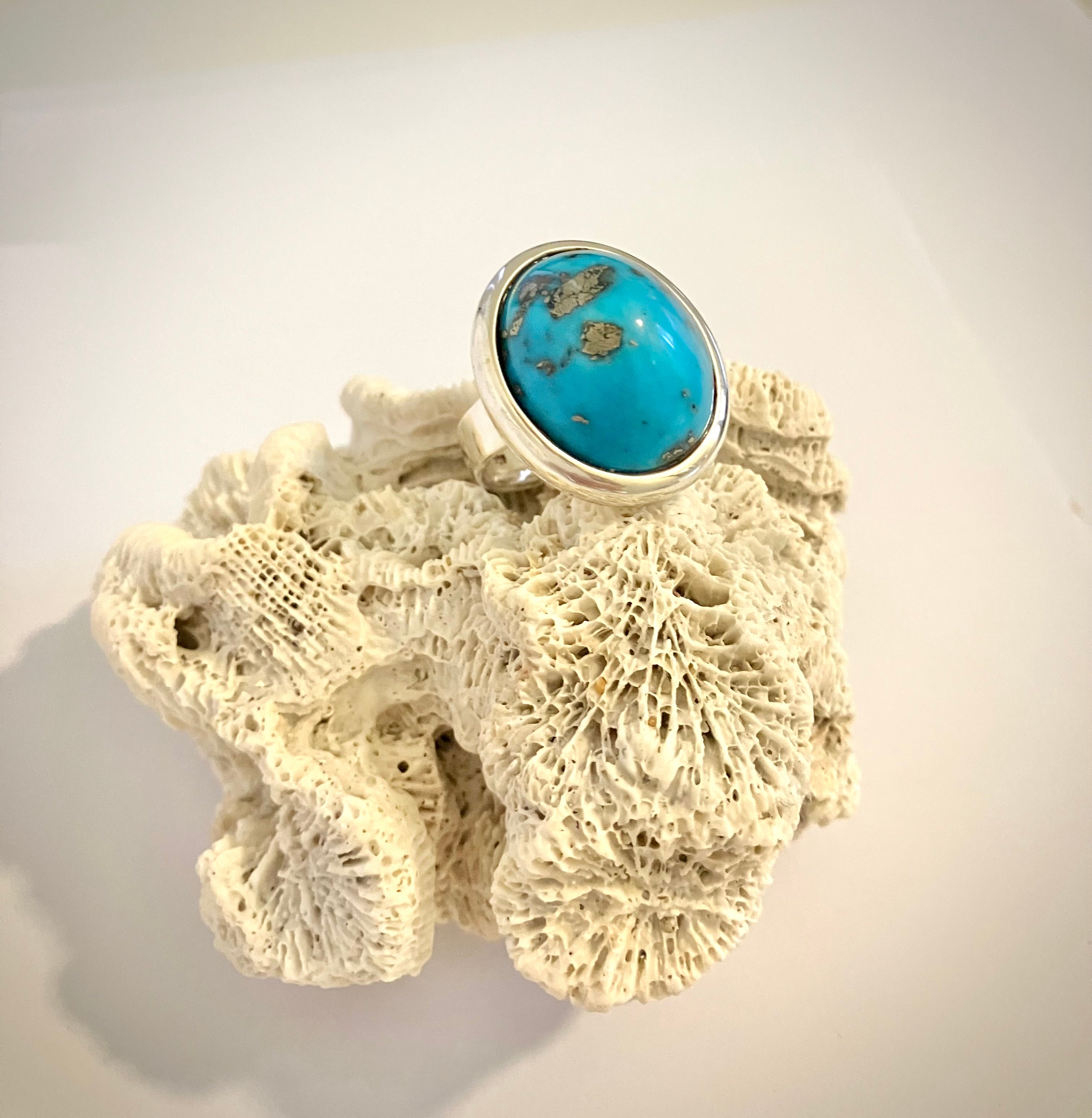 Turquoise & Silver Ring