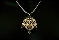 Silver Happy Mask Pendant