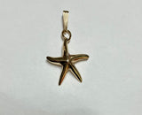 Gold Starfish Pendant