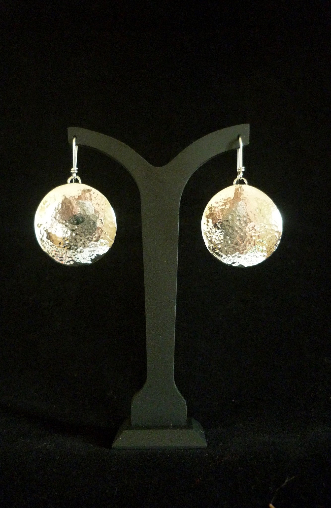 Silver Handbeaten Discs
