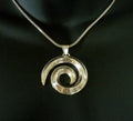 Silver Swirl Pendant