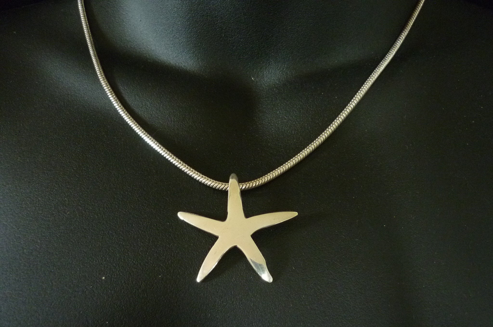 Silver Starfish Seastar Pendant