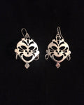 Silver Mask Earrings