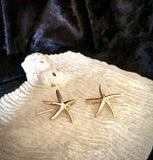 Gold Starfish Earrings