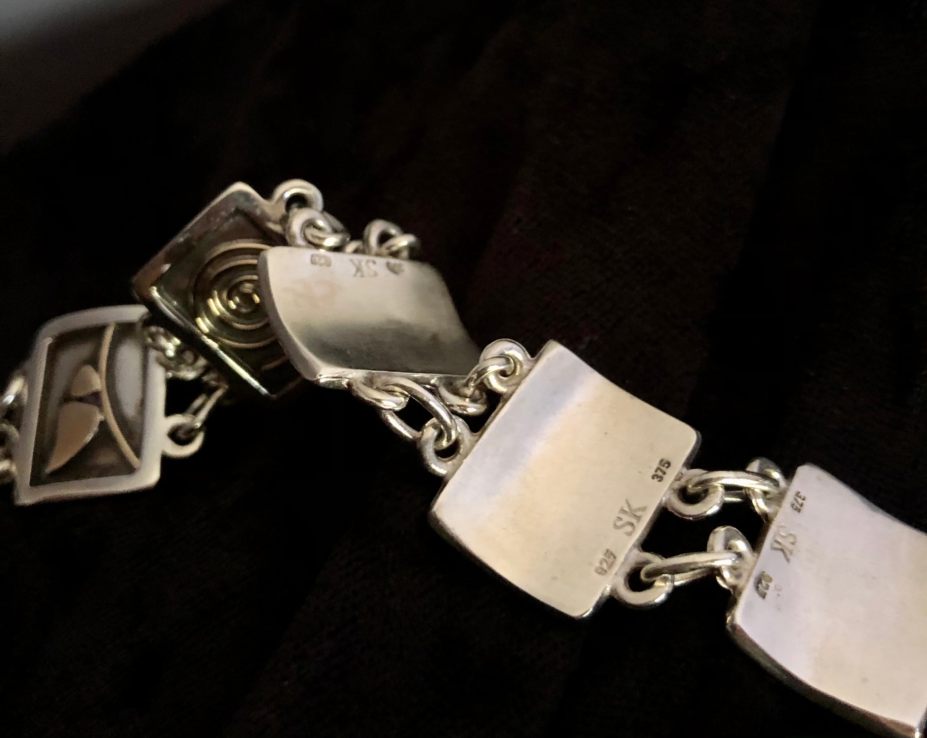 Gold & Silver Island Picture Bracelet