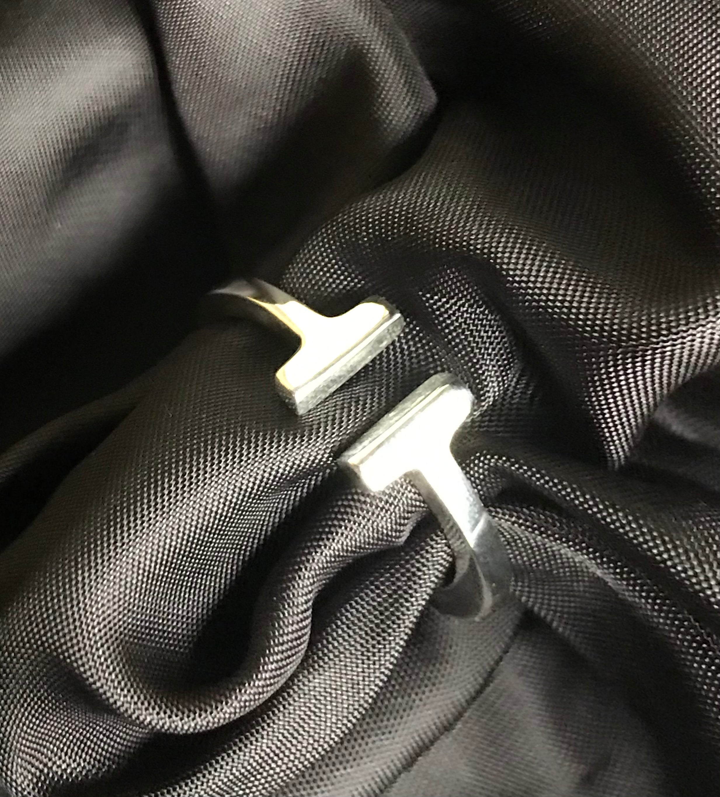 Unisex T bar Silver Ring